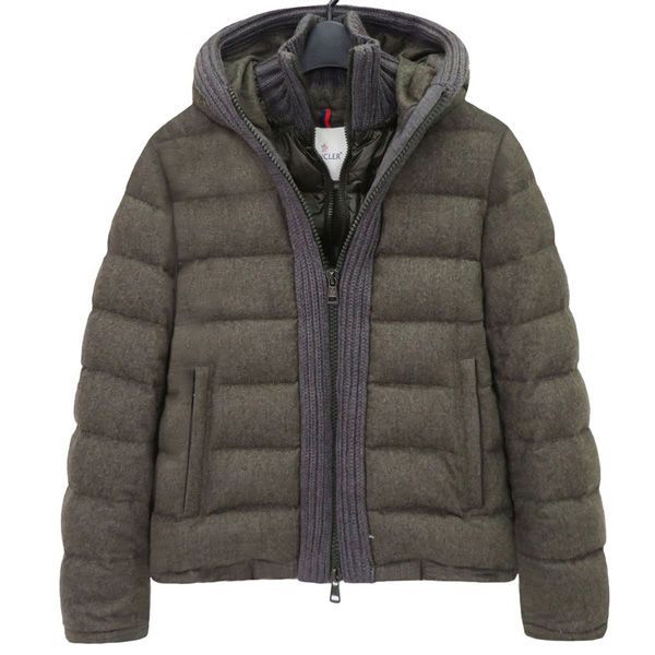 美品 モンクレール CANUT カヌート ロゴワッペン ウール リブニット