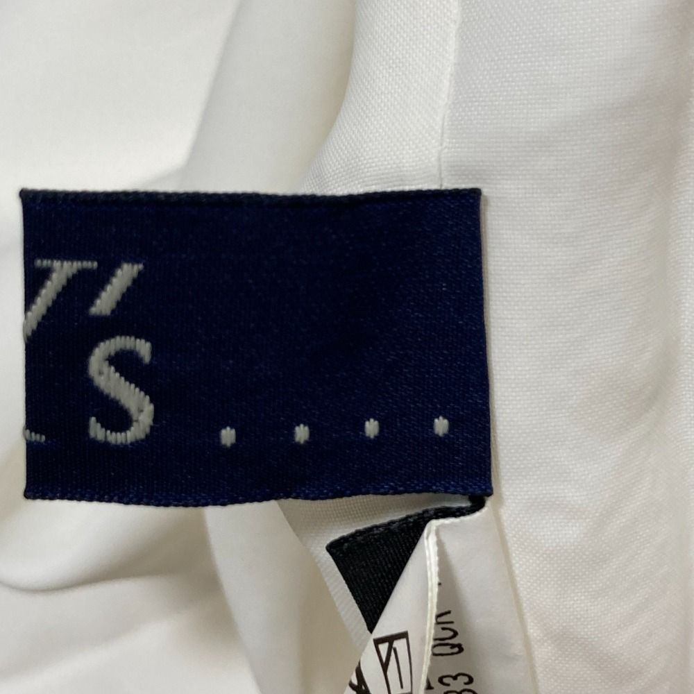 25SS Y s ワイズ ヨウジヤマモト 2 SPIKY POKA DOTS イージーワイドパンツ YP-P44-031 ホワイト×ブラック レディース 古着 DECORATOM_COM_BR