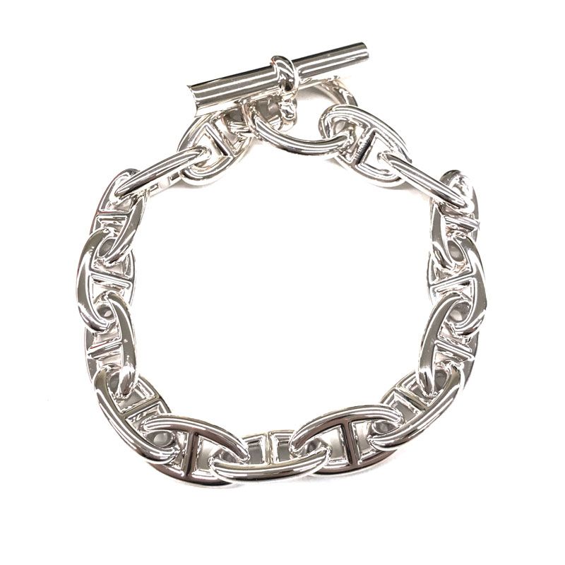 HERMES エルメス ブレスレット シェーヌ ダンクル GM15コマ AG925