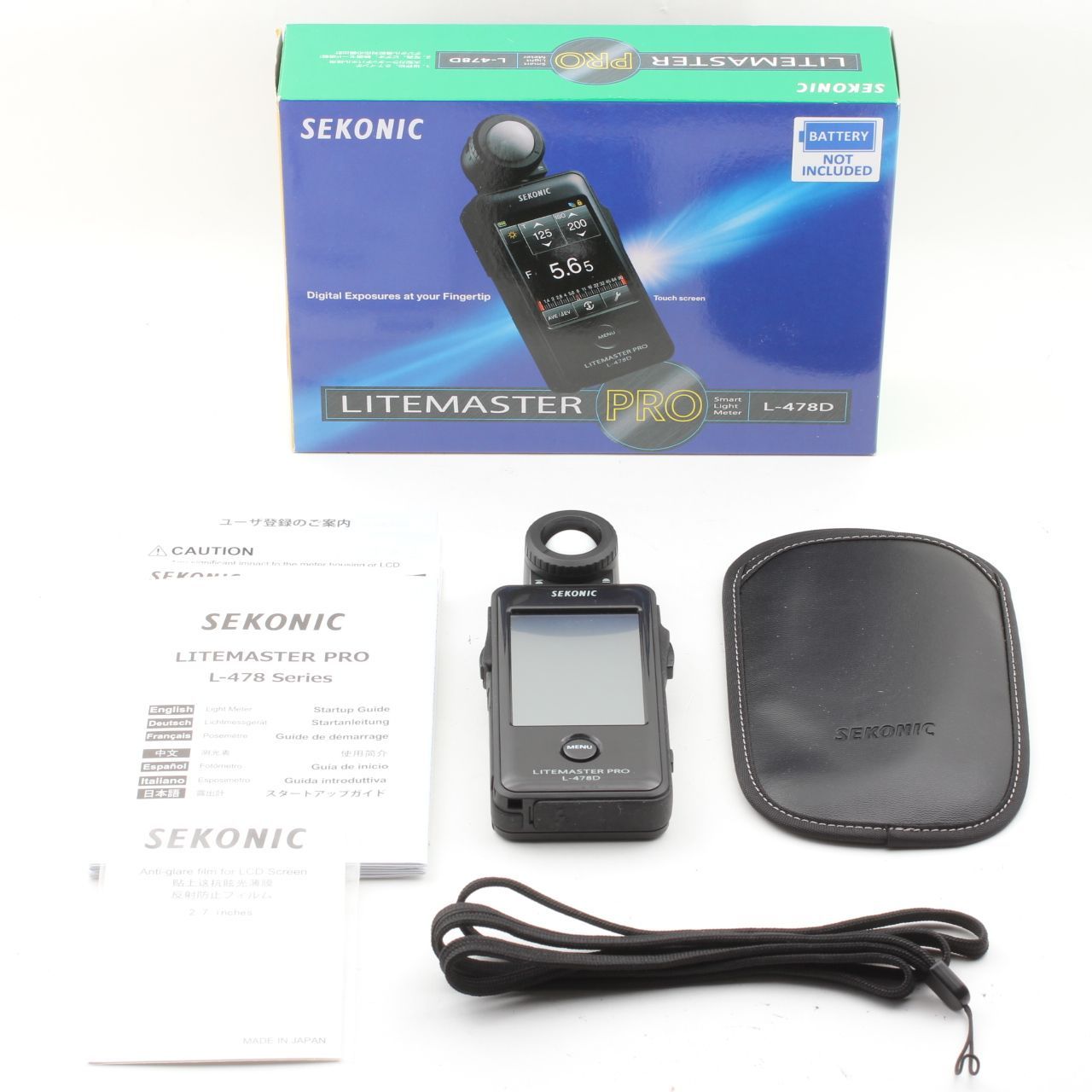 セコニック ライトマスタープロ L-478D 露出計 SEKONIC LITEMASTER PRO
