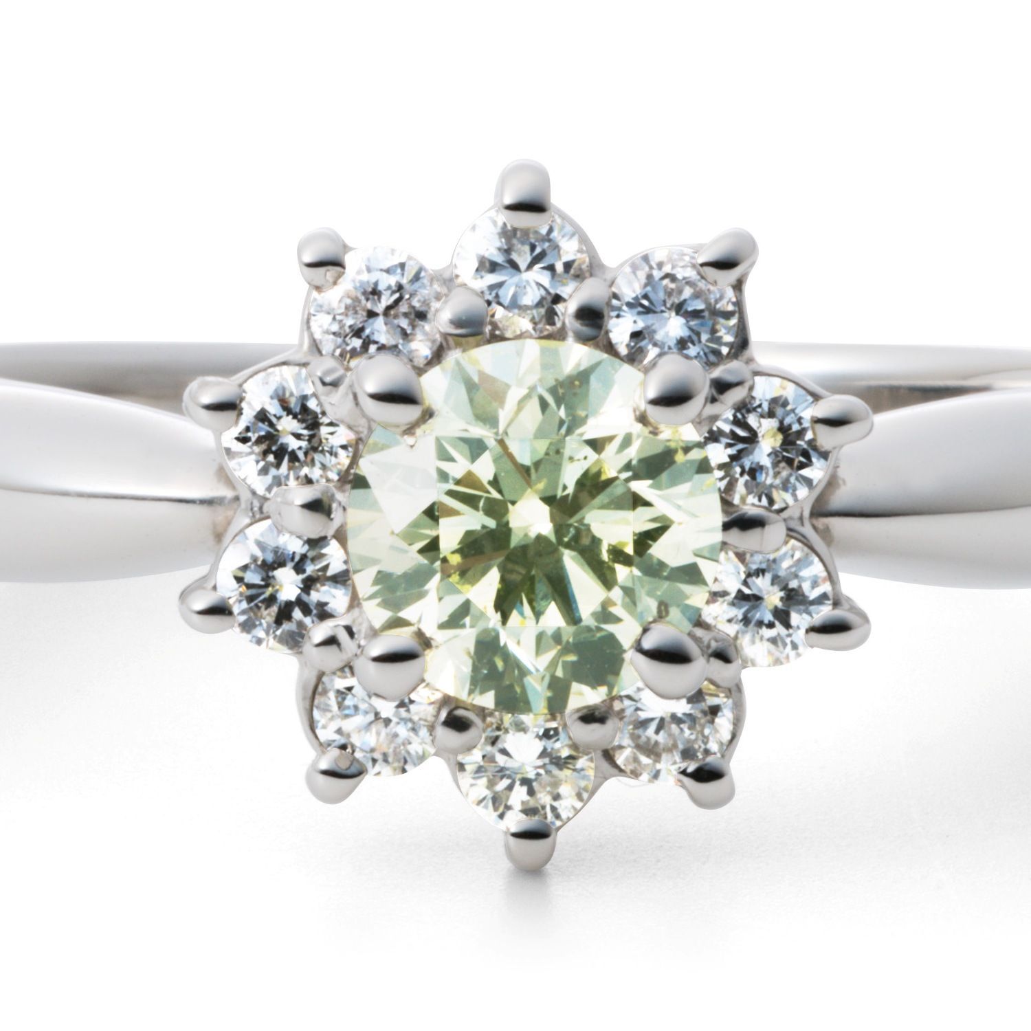 ❤️pt900 Green系 ダイヤモンド 0.804ct up リング CGL鑑付 - メルカリ
