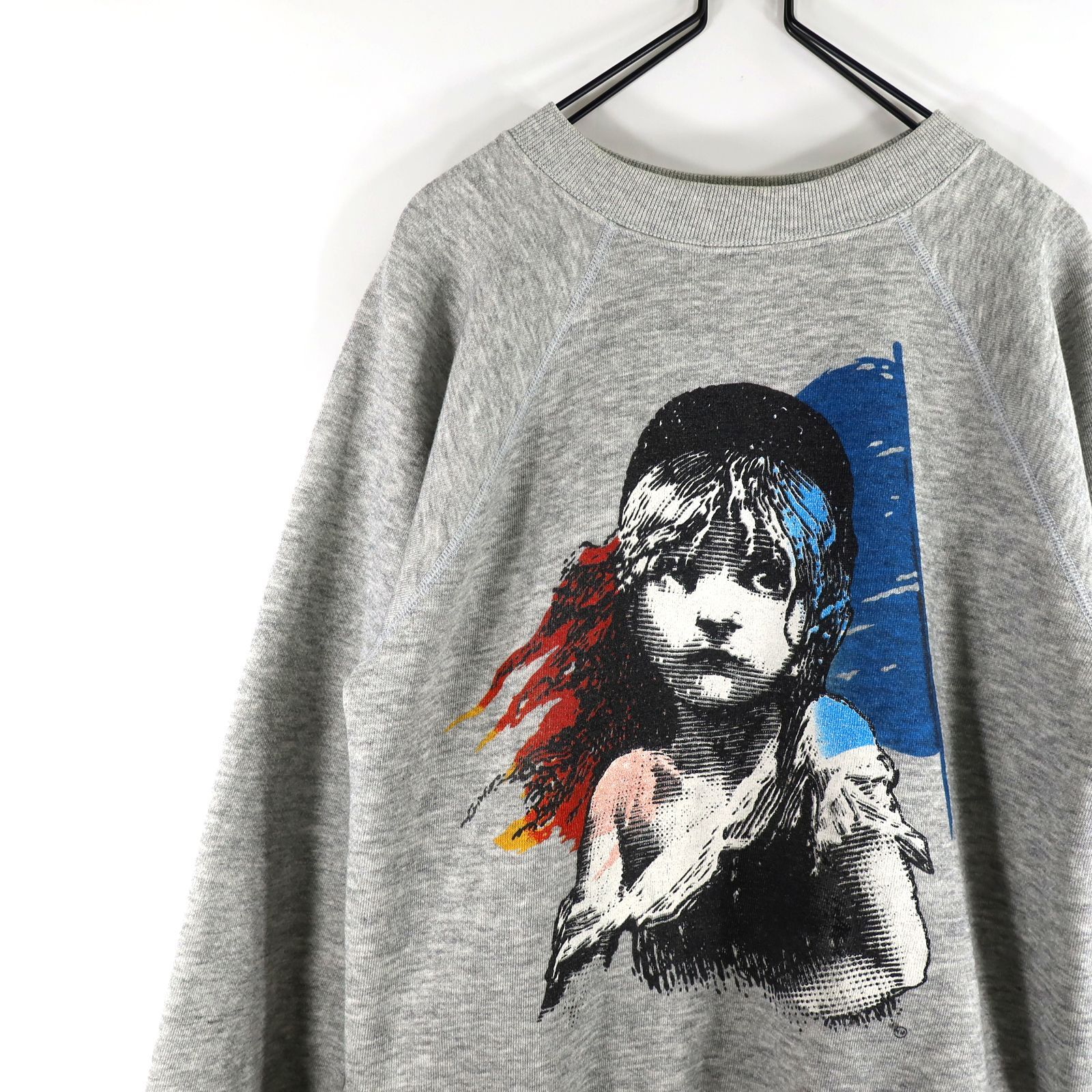 80s～ 激かわ☆レ・ミゼラブル LS スウェット SIZE M - 古着屋0413