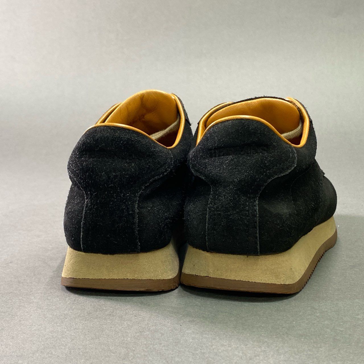 5k5 HERMES エルメス スエードレザー ローカットスニーカー 35 1/2 