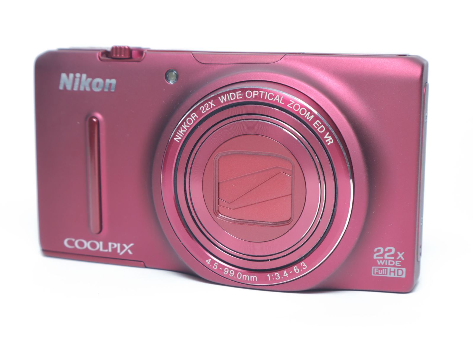1034□美品□ Nikonニコン Nikon デジタルカメラ COOLPIX S9500 レッド
