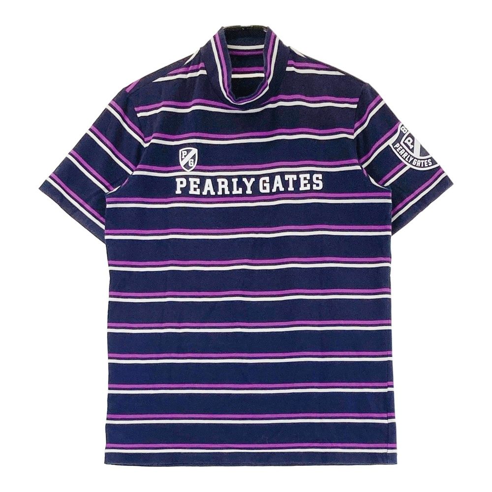 サイズ：5 PEARLY GATES パーリーゲイツ ハイネック 半袖Tシャツ