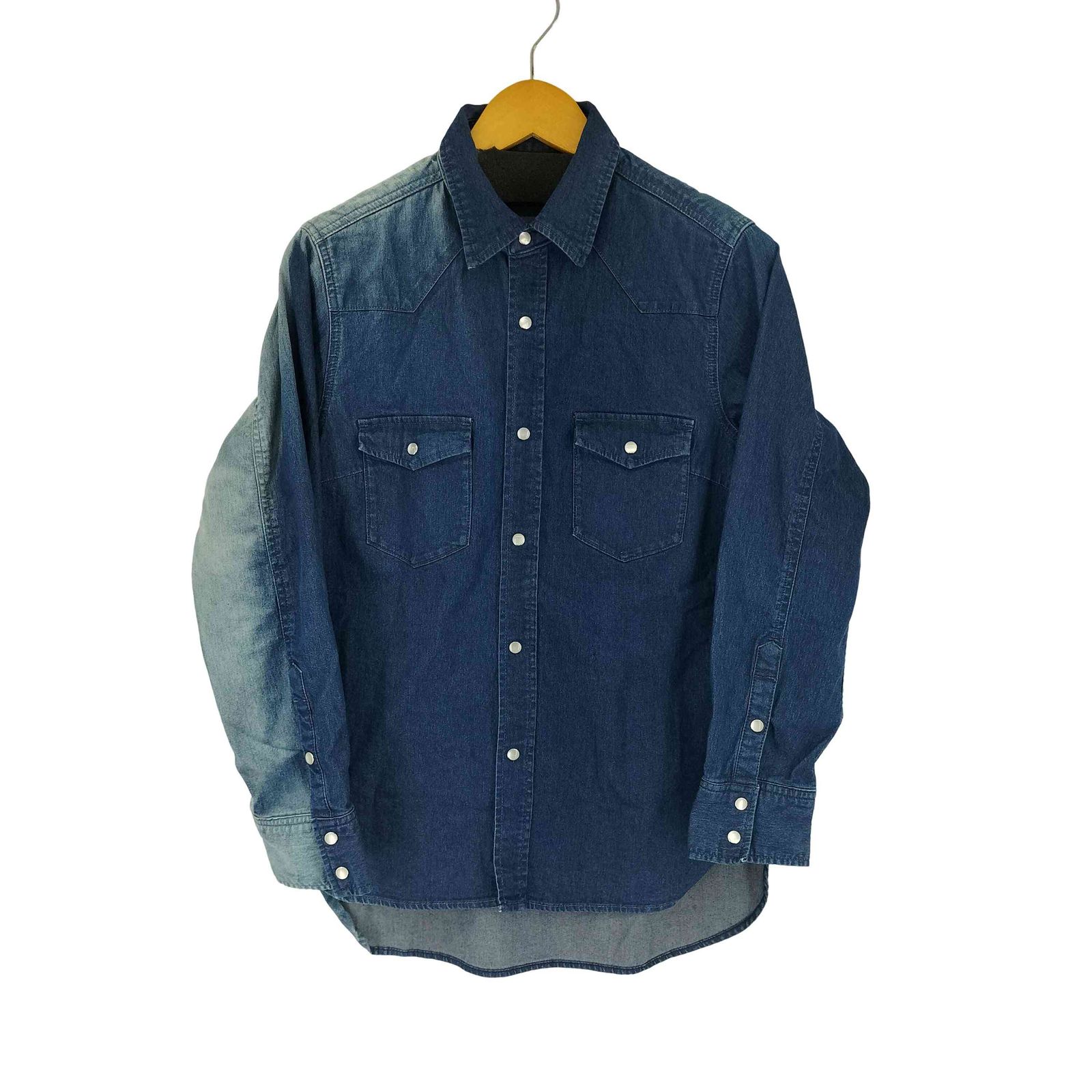 ユーズドフルギ USED古着 Sugar Dept ウエスタンデニムシャツ メンズ JPN：L 