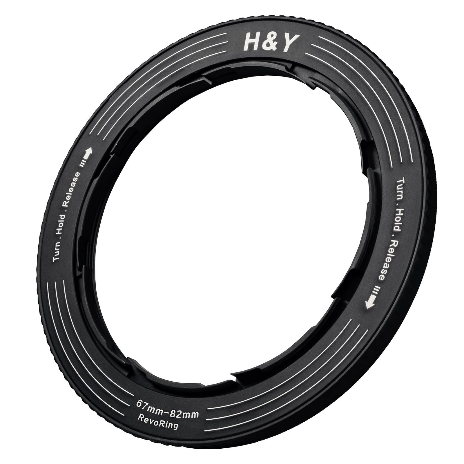 H-Y ステップアップリング REVORING 67-82mm ブラック レボリング フィルター径変換アダプター 82mmフィルター用 可変式 RS82