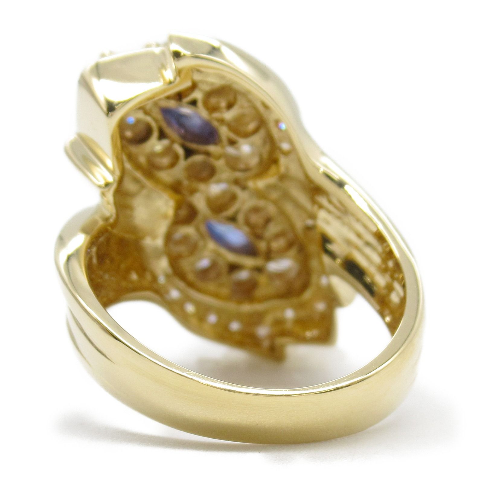 JEWELRY リング・指輪 サファイア ダイヤモンド リング #8 K18 