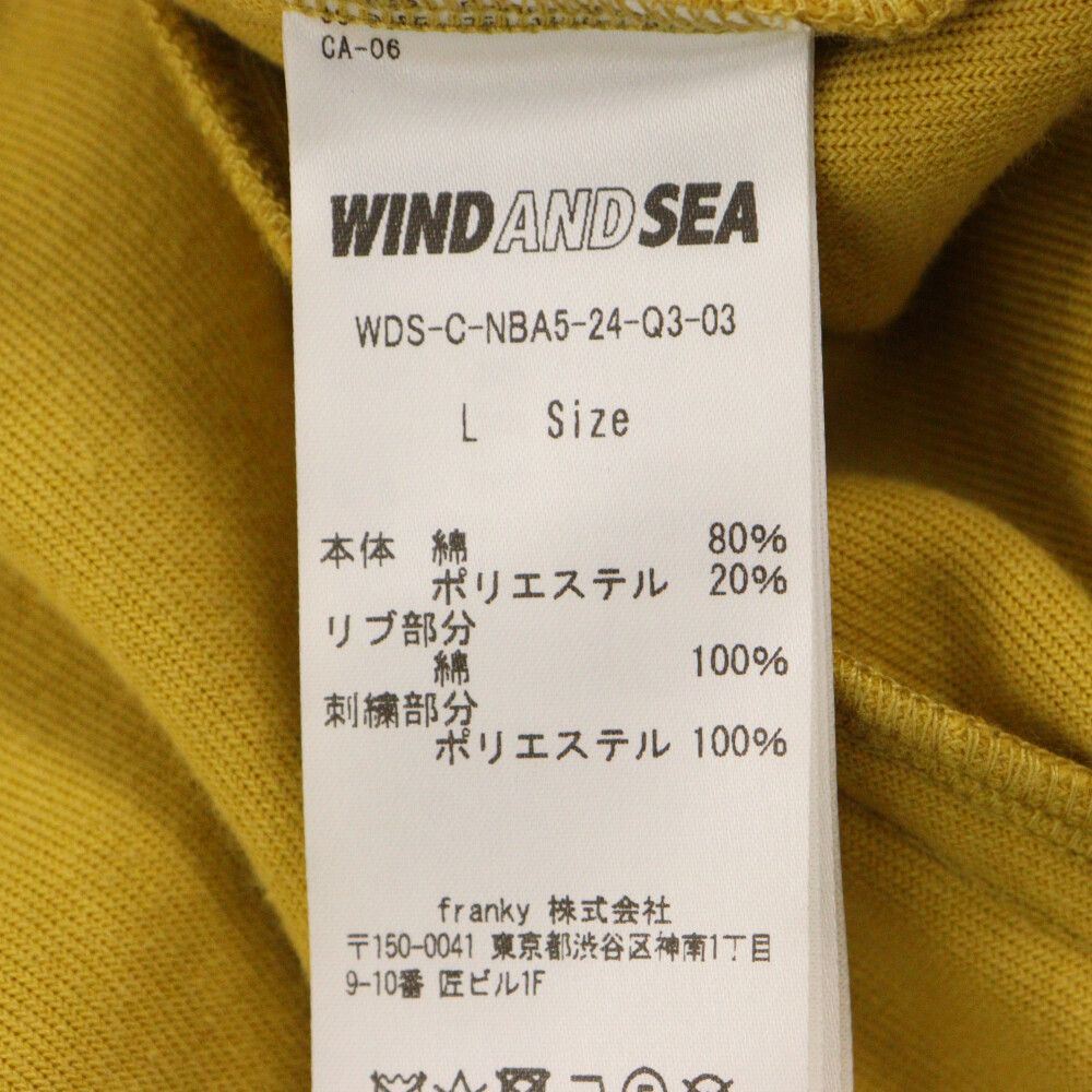 WIND AND SEA (ウィンダンシー) × NBA LAKERS VELOUR JACKET