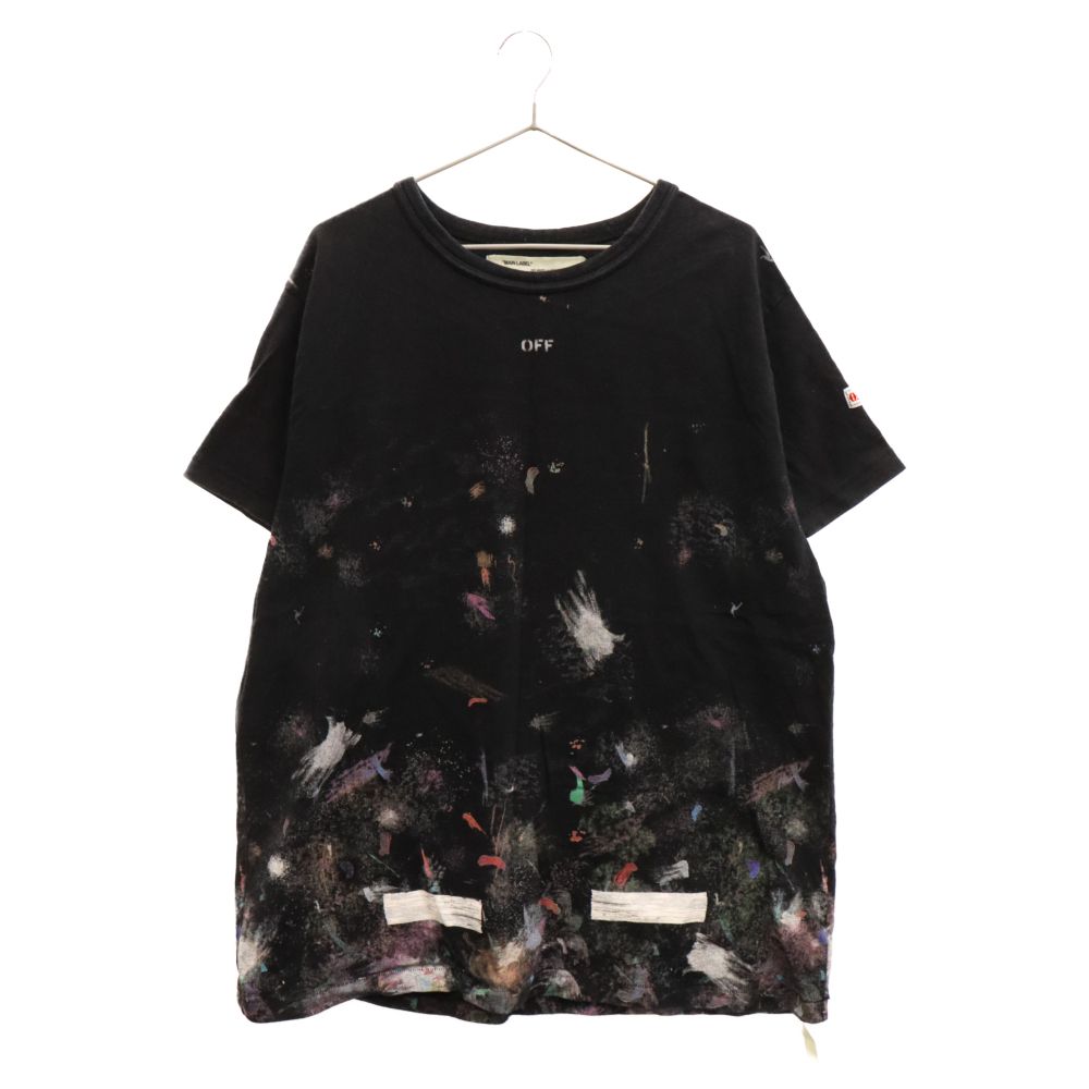off-white ギャラクシー　Tシャツ　Sサイズ OFF-WHITE (オフホワイト) 17AW Galaxy Brushed Tee