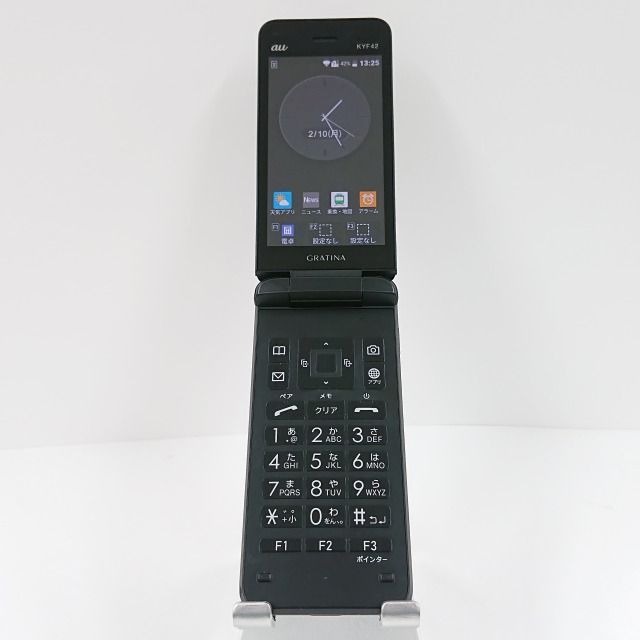GRATINA KYF42 au ブラック 送料無料 本体 c09924 - メルカリ