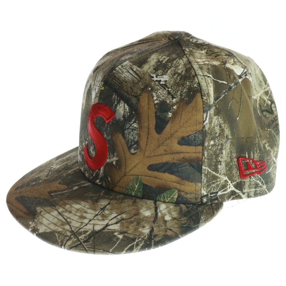 ブラウンキャップ Sの刺繍 supreme×New Era Supreme シュプリーム 2024AW Corduroy S Logo 6-Panel Cap