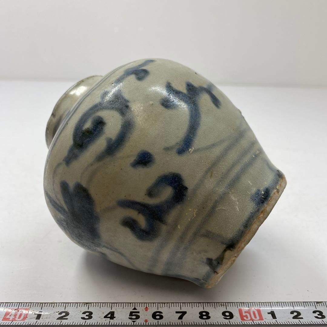 中国明時代 古染付 小壺 トヒチ 直径12㎝ 東山5-1130④ - メルカリ