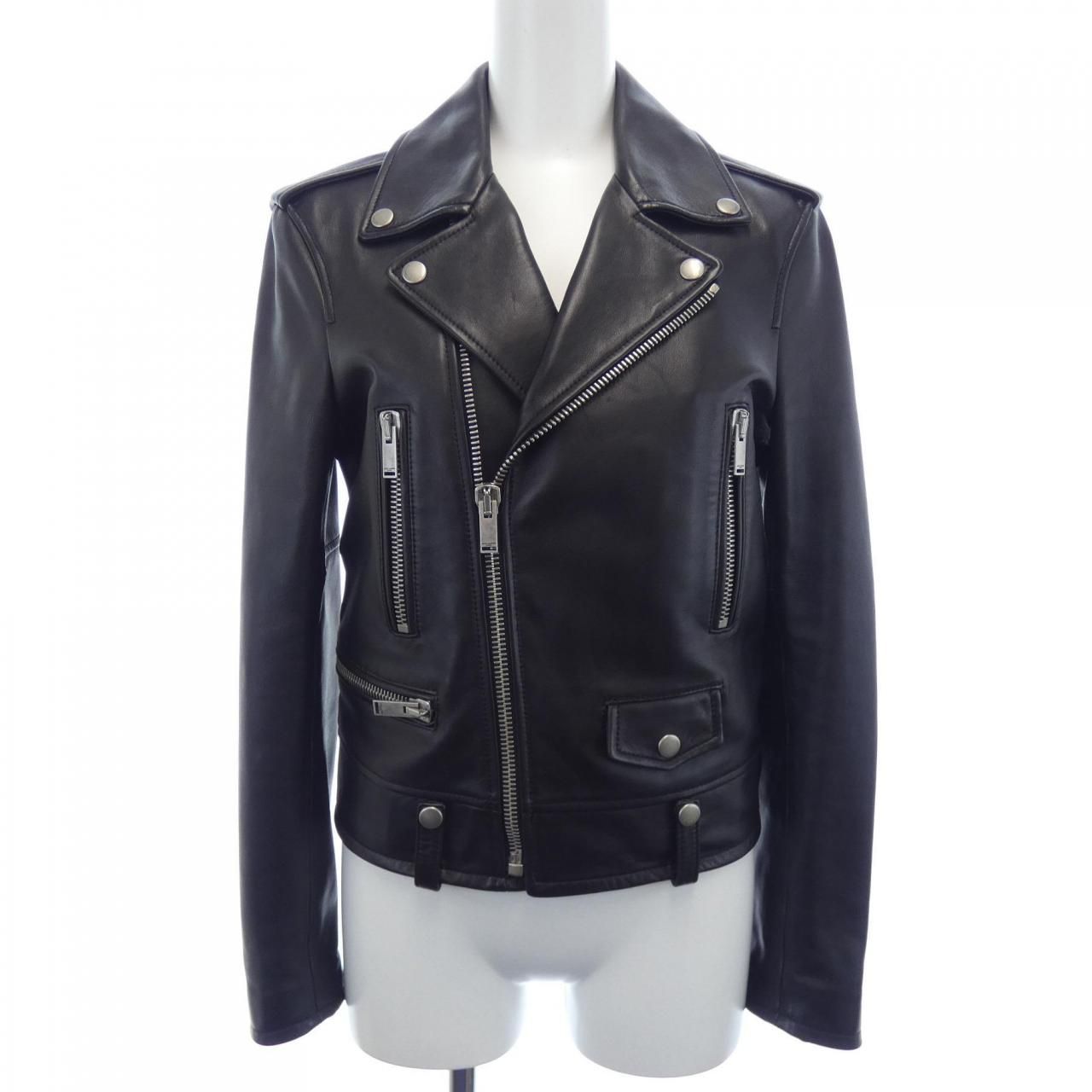 サンローラン SAINT LAURENT レザーライダースジャケッ