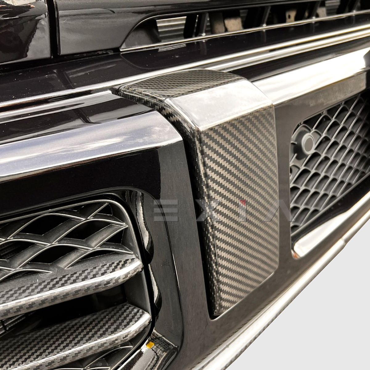 W463A G63　カーボン製　フロントバンパーアンダーガード カバー Mercedes-Benz 【M's】 W463A G63 AMG Gクラス (2019y