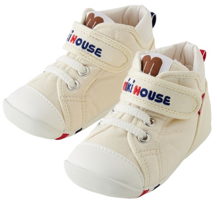 mikihouse ミキハウス靴 スニーカーｍロゴ ファーストベビーシューズ 12cm 12.5cm 13cm 13.5cm 14cm 14.5cm 15cm 15.5cm出産祝い お出かけ
