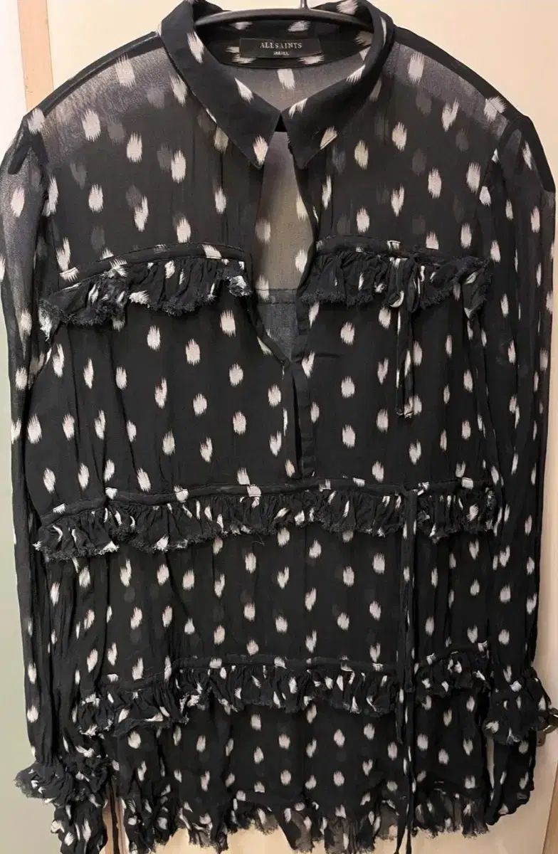ALLSAINTS オールセインツ フリル ブラウス S