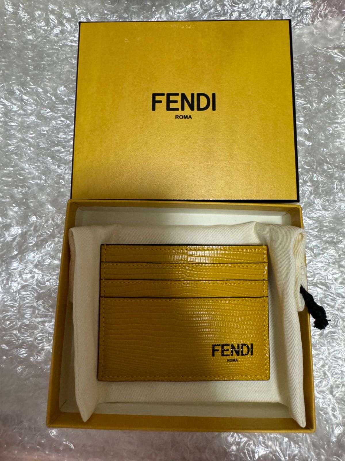 FENDI カードケース リザード 未使用 正規品 - メルカリ