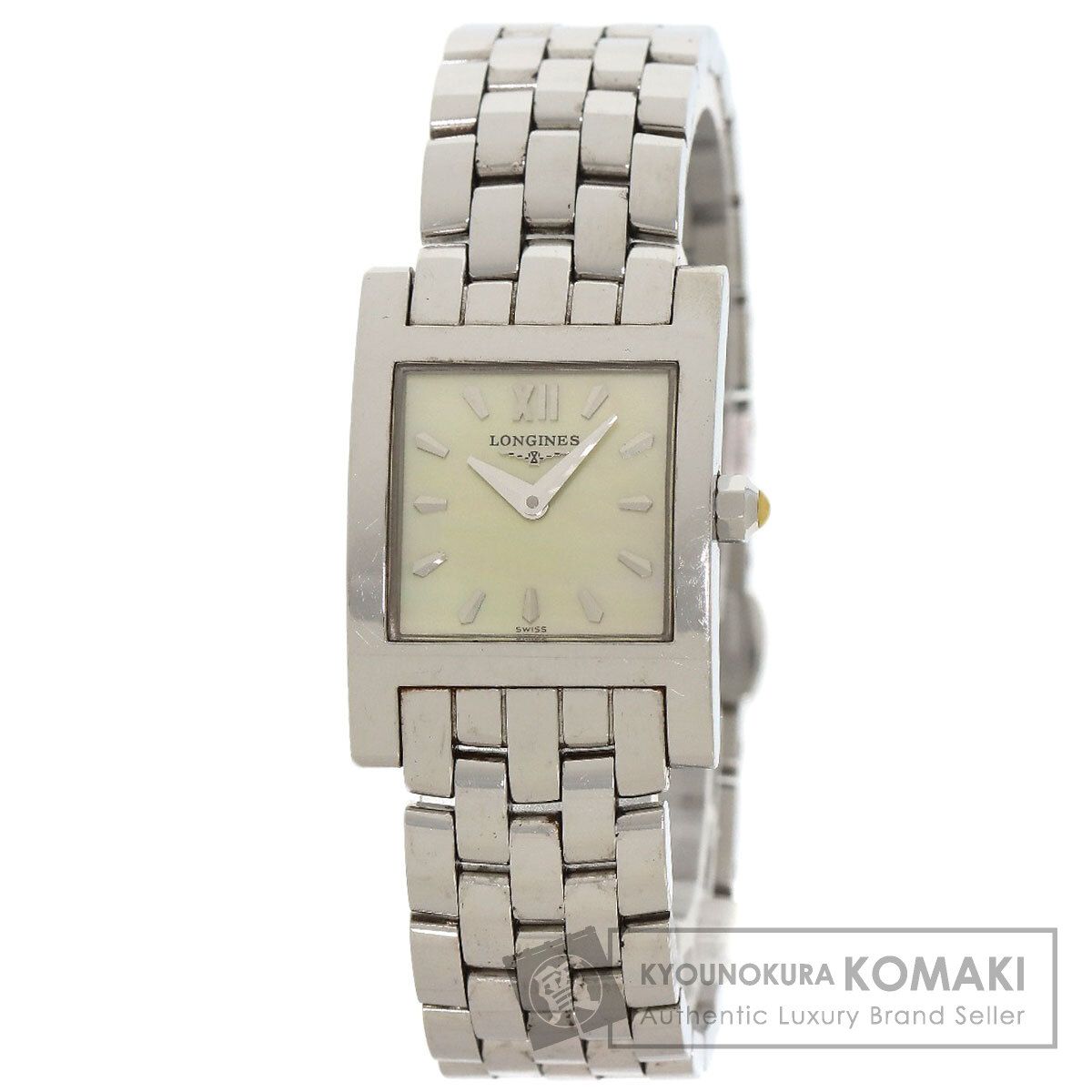 ロンジン ドルチェヴィータ ダイヤベゼル L5 166 0 クォーツ 電池交換