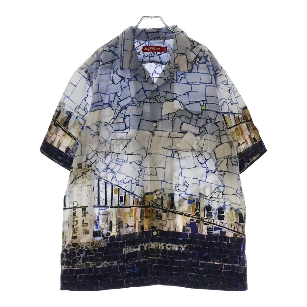 SUPREME (シュプリーム) 24SS Mosaic S/S Shirt モザイク 総柄
