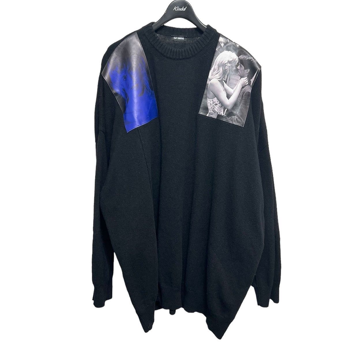 RAF SIMONS 19AW BLUE VELVET オーバーサイズニットセーター 