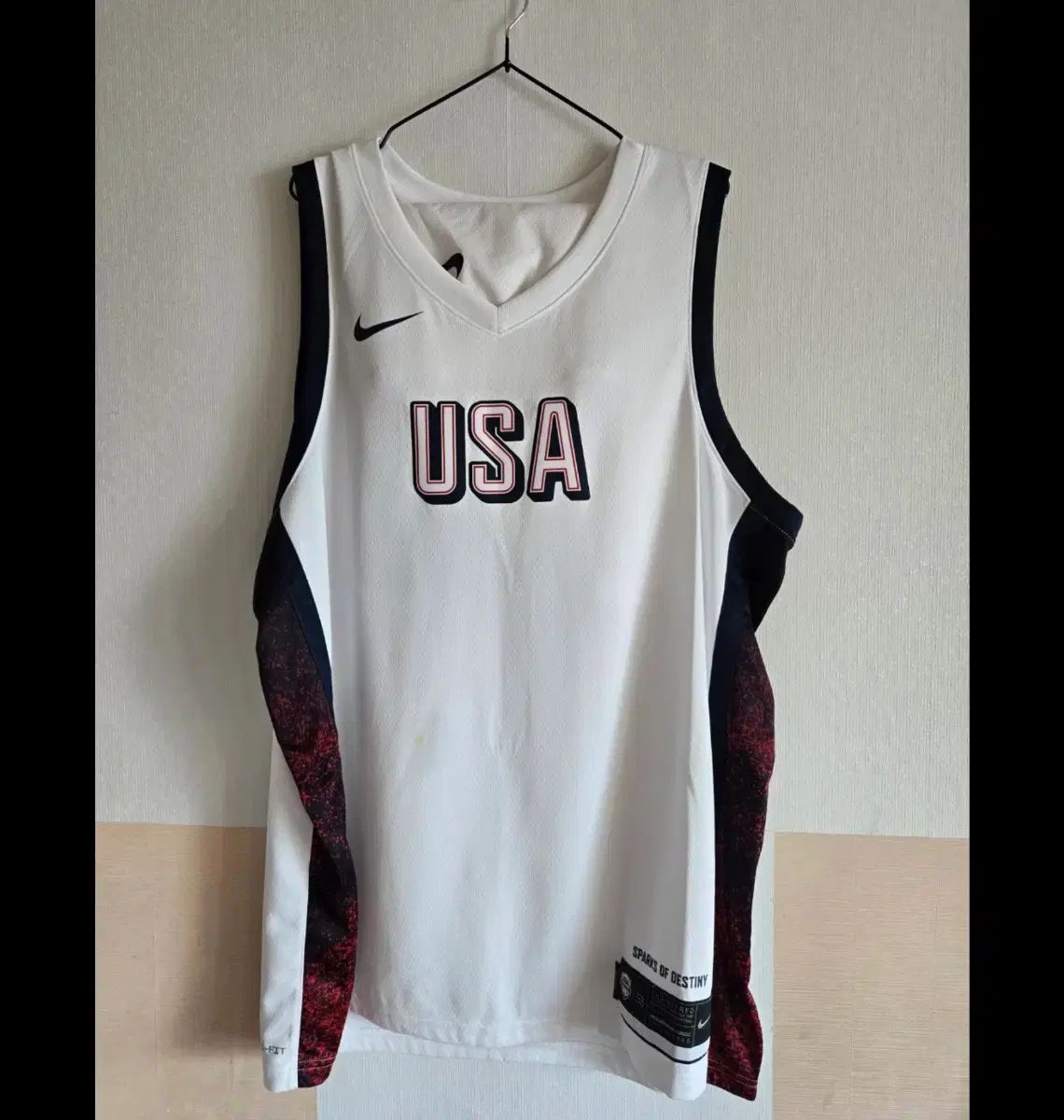 NIKE ナイキ USA バスケットボール ジャージ 2XL アメリカ 韓国国家代表