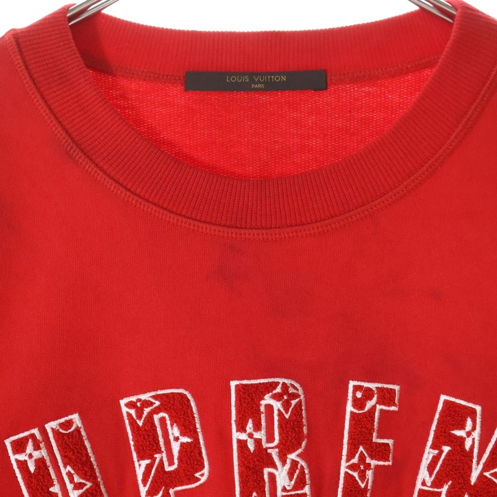極美品✨ルイヴィトン×シュプリーム トレーナー モノグラム 17AW アーチロゴ Supreme SUPREME シュプリーム 17AW ×LOUIS VUITTON ルイ
