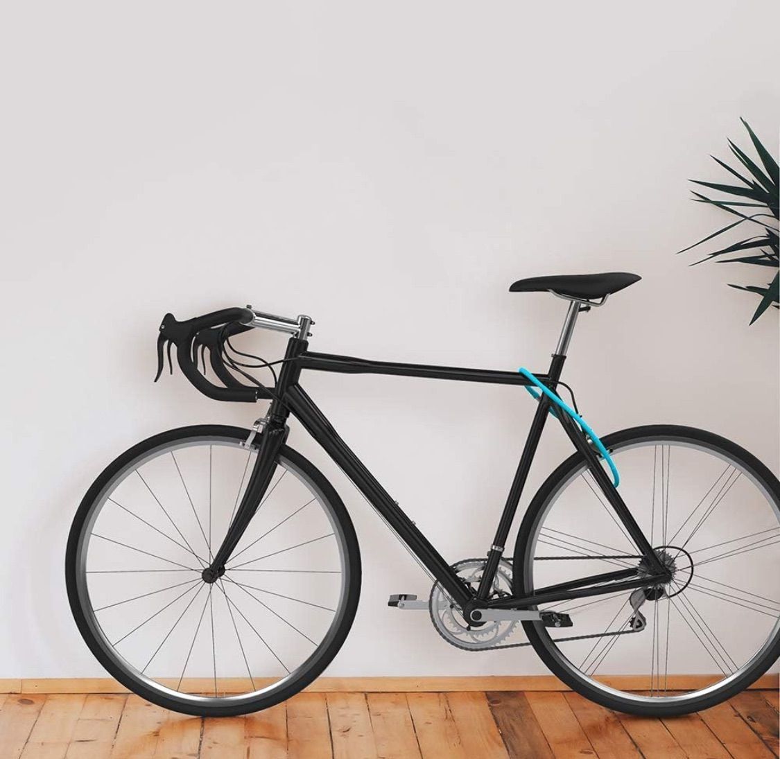 LC23 Volo バンブー シリコンコーティングケーブルロック ピーコックブルー 4ポジションコイルコンビネーションケーブル 自転車ロック 自転車セキュリティ 盗難防止ロック コードロックカバー ロード自転車 MTBバイク 折りたたみ自転車に最適 BRIGHTFACE_UK