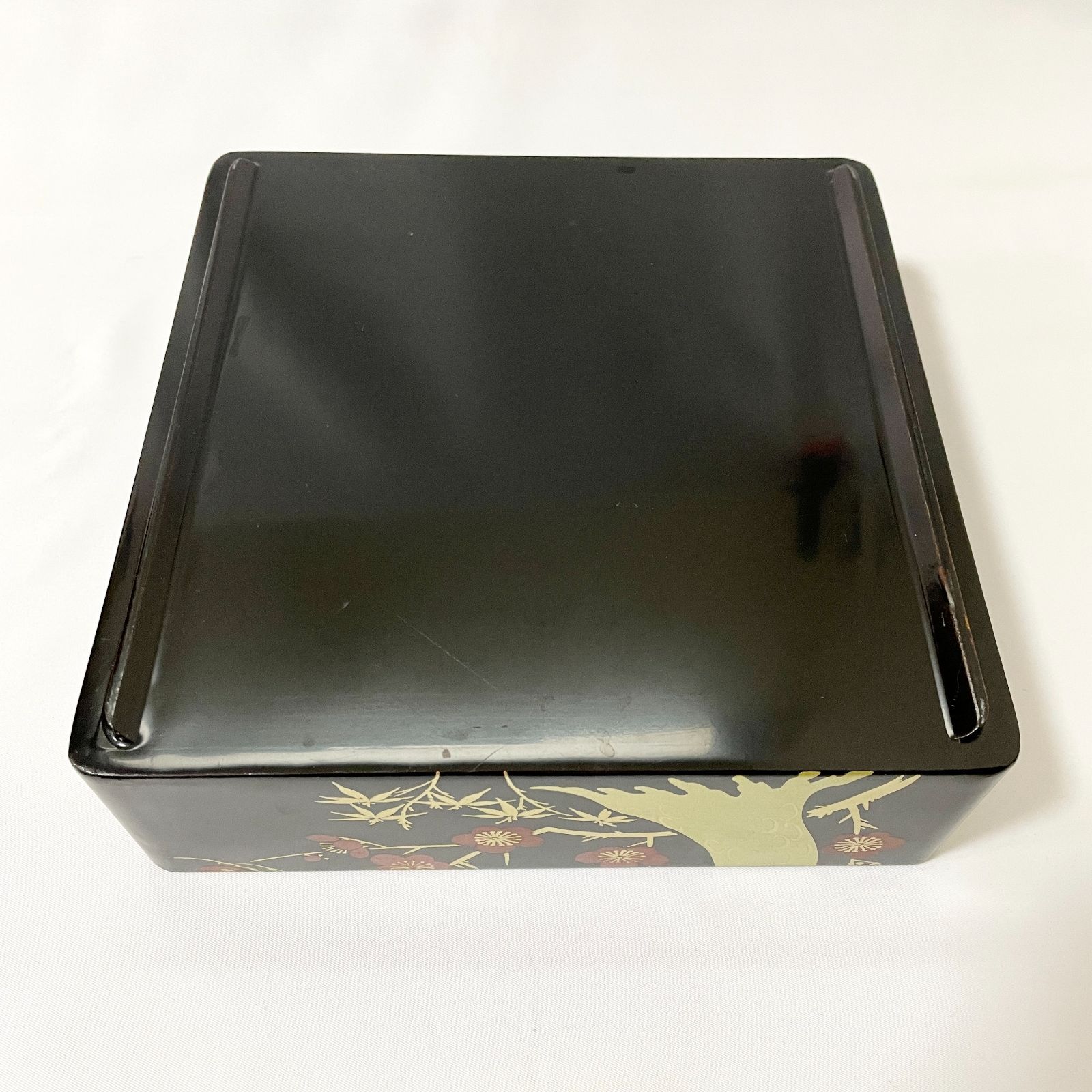 漆重箱 漆塗り三段 重箱 S308 - メルカリ