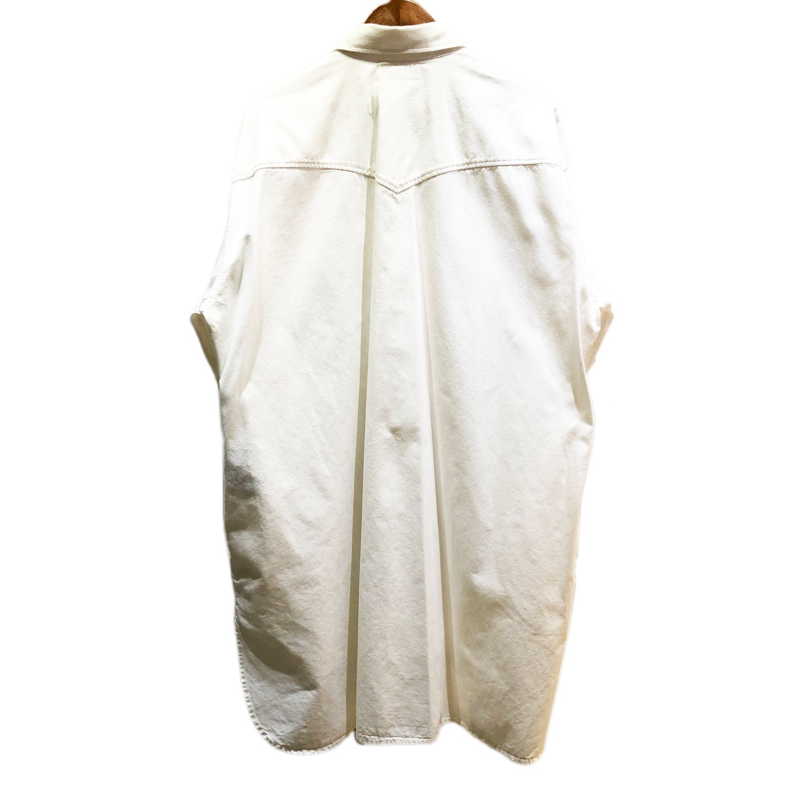 CELINE ロングウエスタンデニムシャツ　XS CELINE ロングウエスタンデニムシャツXS