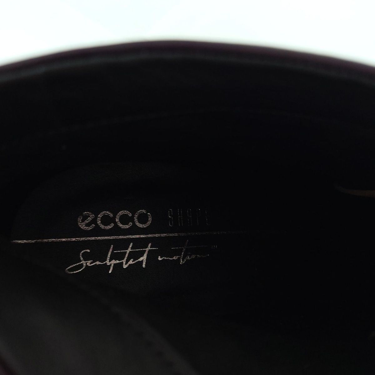 ECCO エコー ショートブーツ 39 レディース - ボルドー レザー KIN-KAAI_COM