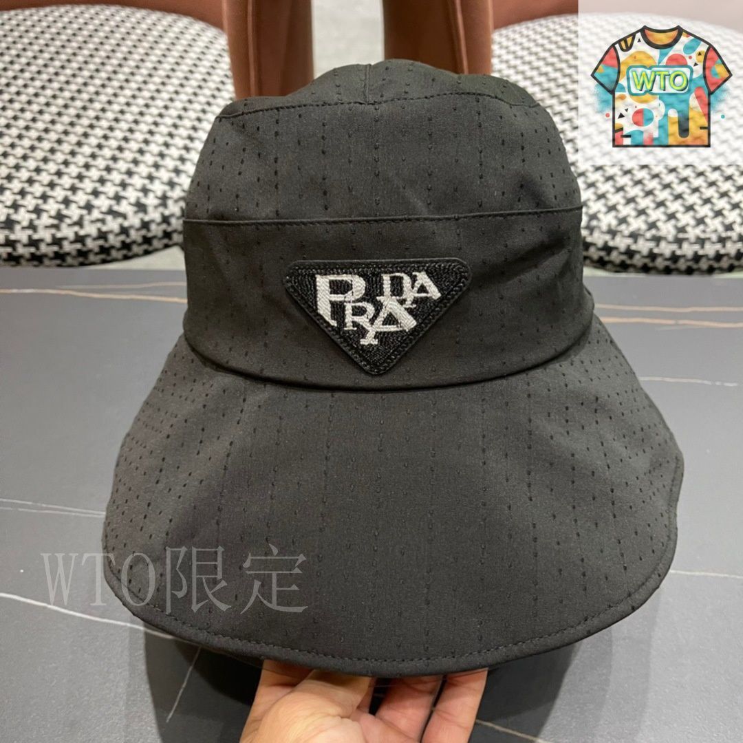 今日特価】Prada 2025 三角ロゴ サンフィッシャーハット - メルカリ