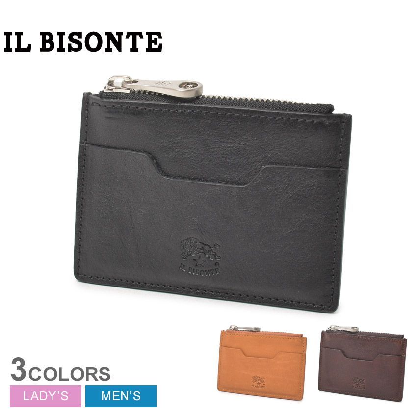 イルビゾンテ カード入れ SCC115 PO0001 レディース メンズ カードケース IL BISONTE カラー:03.カフェ 品番：6360-0074