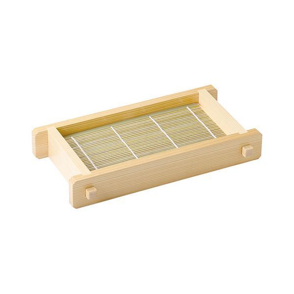 ヤマコー 用美 業務用 白木 へぎセイロ 塗装付 小 竹ス付 yamaco21059