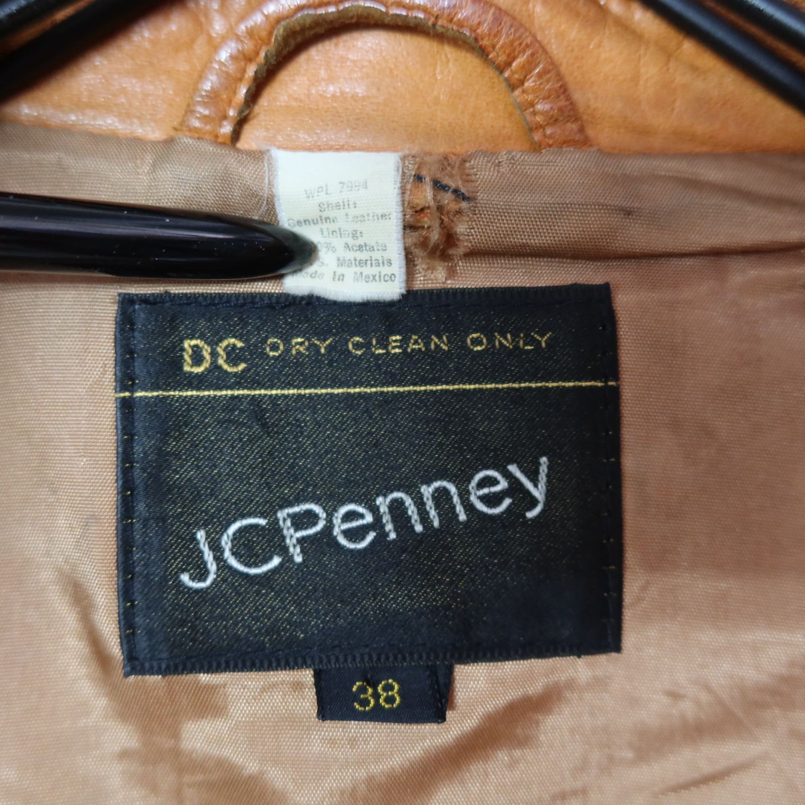 70s～ Vintage US古着☆JCPenney JCペニー レザージャケット 棒タロン ...