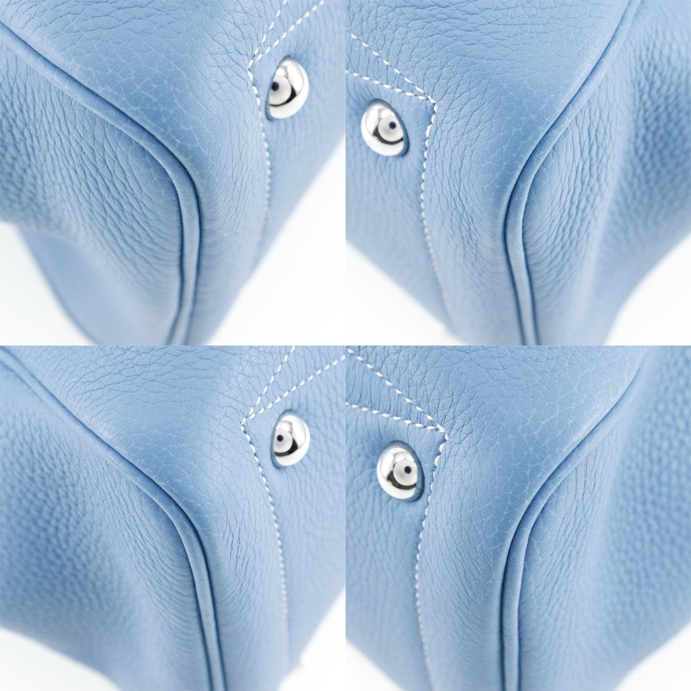 【新品未使用】エルメス ヴィクトリア50 トリヨンクレマンス T刻 ブルージーン HERMES】エルメス ヴィクトリア35 トリヨンクレマンス ブルー