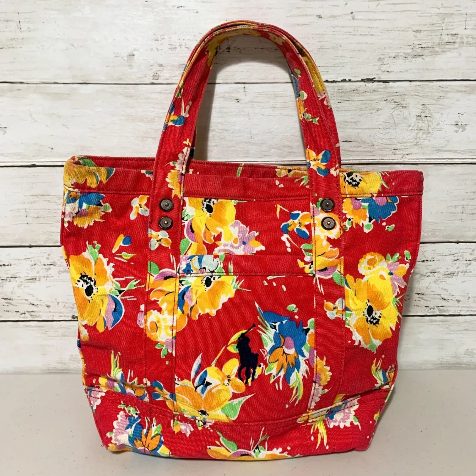 ☆ポロ ラルフローレン☆ POLO RALPH LAUREN☆ トートバッグ 花柄 小物 