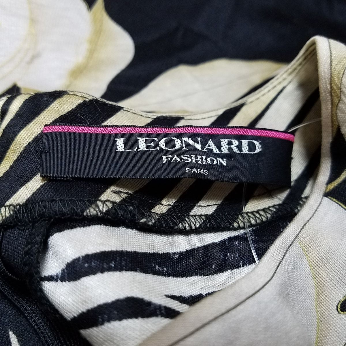 LEONARD FASHION 花柄 半袖 Tシャツ サイズ LL
