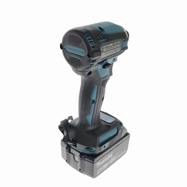 ☆未使用品☆makita マキタ 18V 充電式インパクトドライバー TD171DRGX 青/ブルー バッテリ2個(18V6.0Ah) 充電器  ケース付 94250