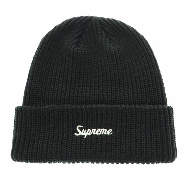 シュプリーム SUPREME 24AW Loose Gauge Beanie ルーズ ゲージ ビーニー ニット帽 黒 ブラック ブランド古着ベクトル AA ▲ 250517