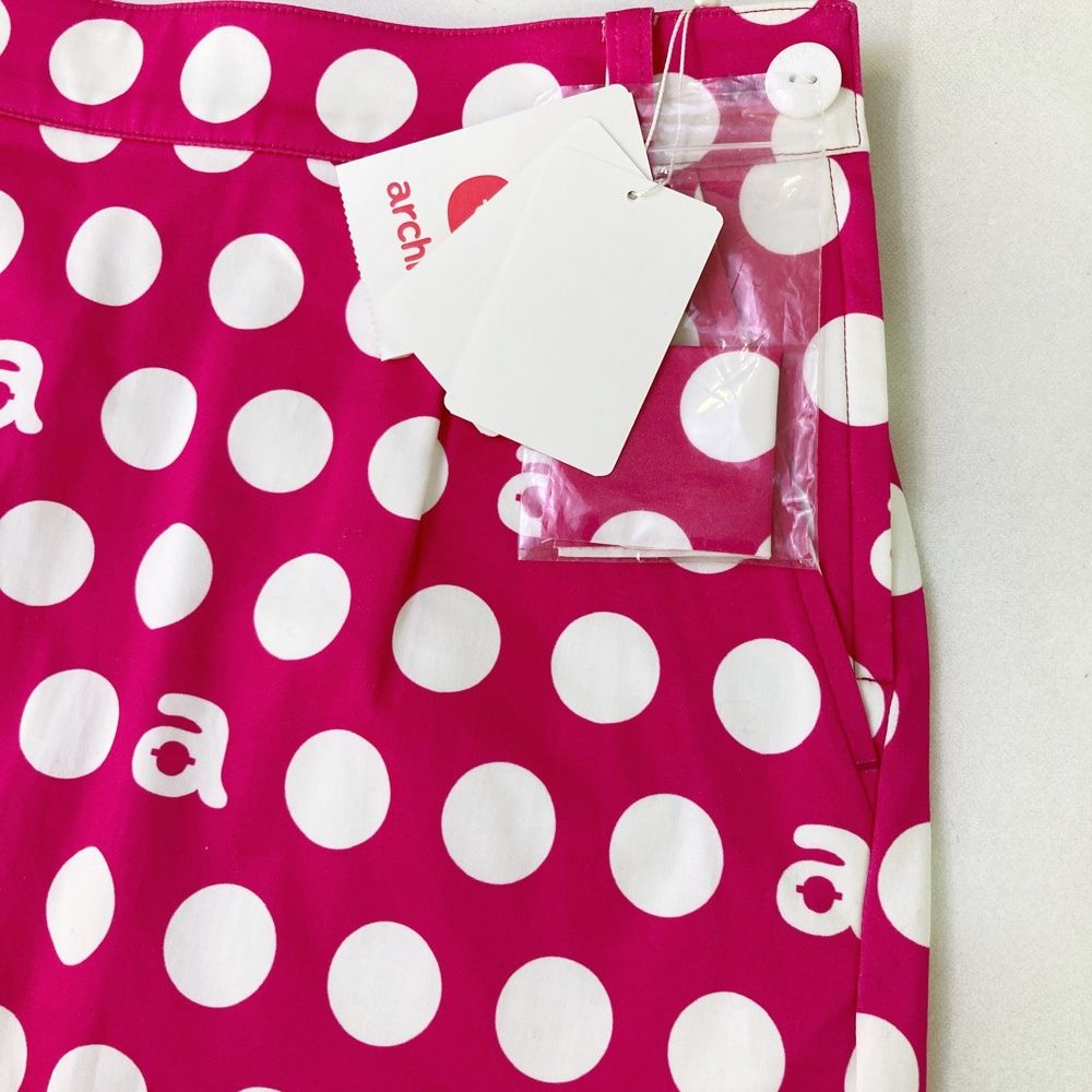 サイズ 36 ARCHIVIO アルチビオ ストレッチ スカート ドット ロゴ総柄 ピンク系 240101536354 ゴルフウェア レディース ストスト LLC-HASEGAWATOSO_COM