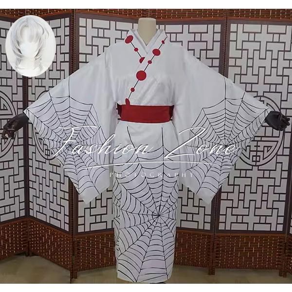 鬼滅の刃 風 累 るい コスプレ衣装 ウィッグ靴 道具 ネックレス武器 cosplay ハロウィン仮装変装男女兼用 アニメ ゲーム コスチューム パ