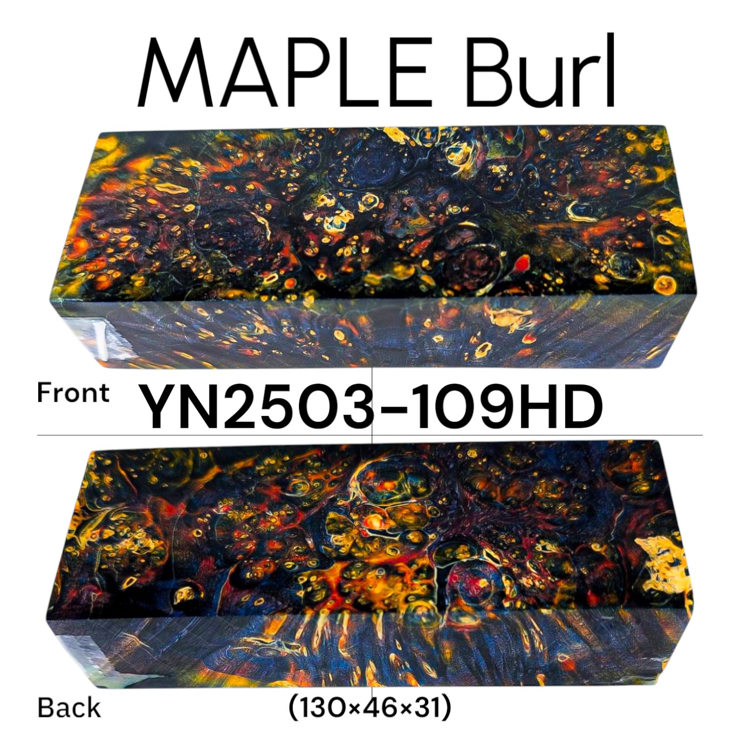 Stabilize Wood 】メープルバール 3Color Mix - メルカリ