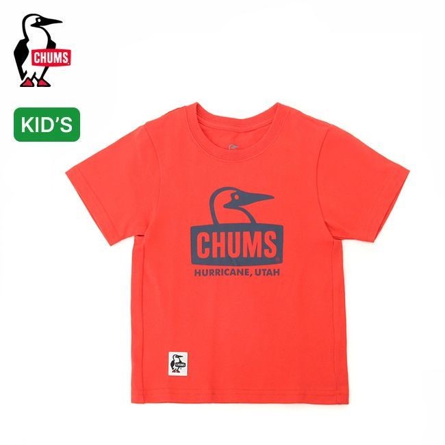 【新品】CHUMS チャムス ブービーフェイスTシャツ【キッズ】 レッド