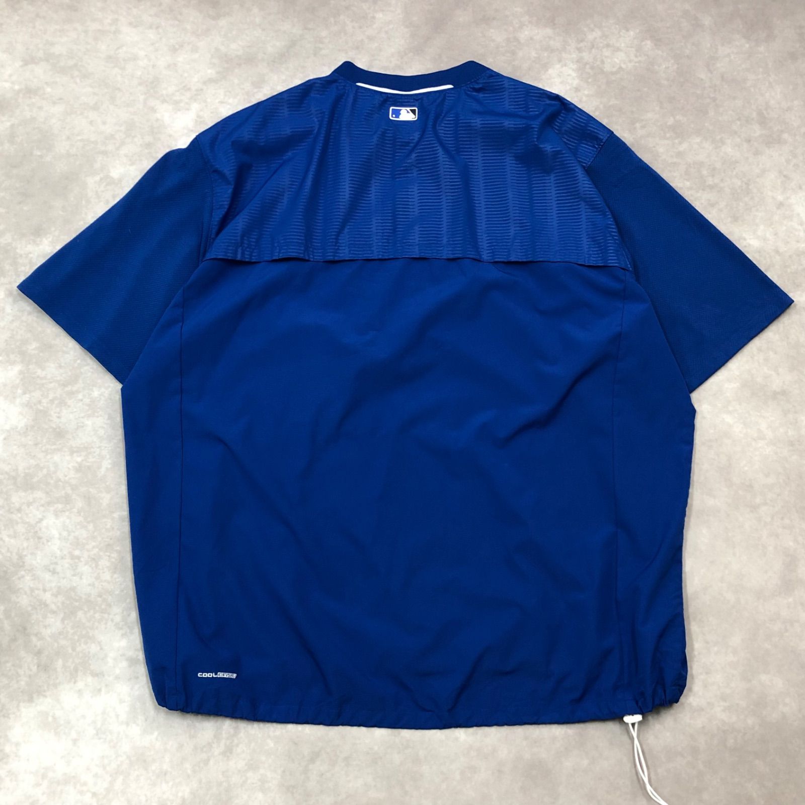 マジェスティック プルオーバー ナイロンジャケット MLB ブルー