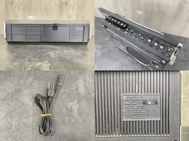 SONY CF-1980 FM/AM 2バンド アンティーク ラジオカセット
