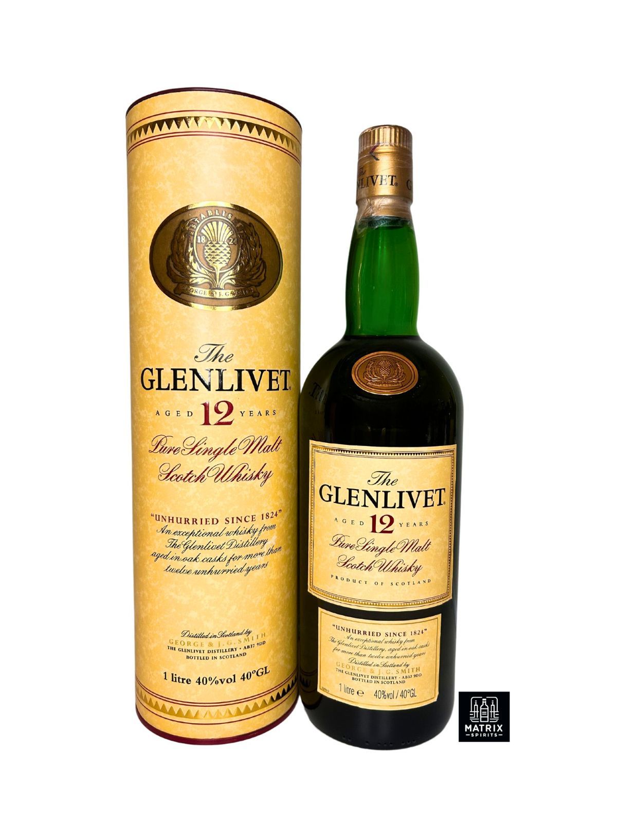 未開封、古酒】The Glenlivet 12年 1リットル 古酒 未開封/未開栓