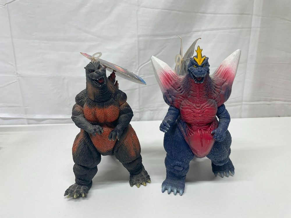 BANDAI バンダイ スペースゴジラ破壊王 バーニングゴジラ怪獣王 2体セット売り フィギュア