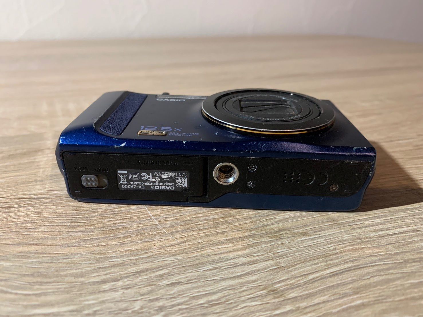 CASIO EXILIM EX-ZR200 ブルー ジャンク 中古】Casio カシオ EXILIM EX-ZR200 ブルー コンパクトデジタル