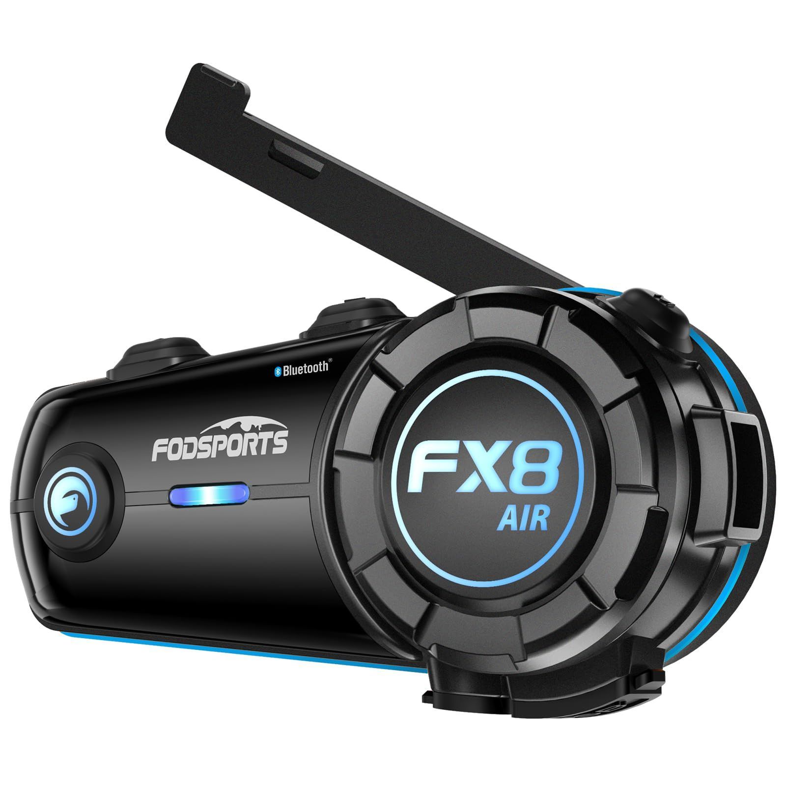 【数量限定】FODSPORTS バイク インカム FX8 AIR インカム 4人同時通話 音楽共有 20H以上連続使用 通信自動復帰 fmラジオ付き 他メーカーと接続可能 ワンタッチペアリング 三重ノイズ低減 3段階音